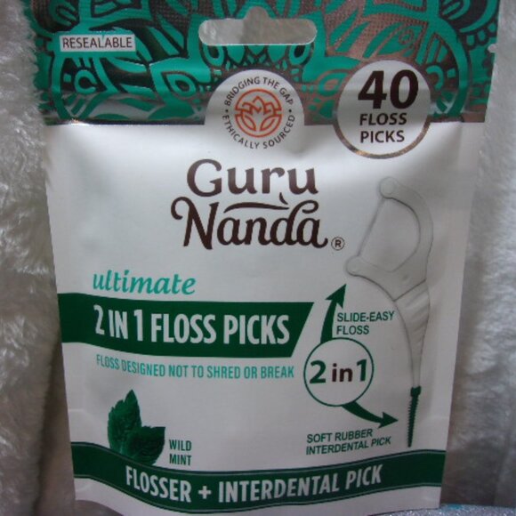 M-70 NEW/SEALED SET OF 5 PACKS OF GURU NANDA ORAL HEALTH CARE ITEMS - Picture 3 of 12